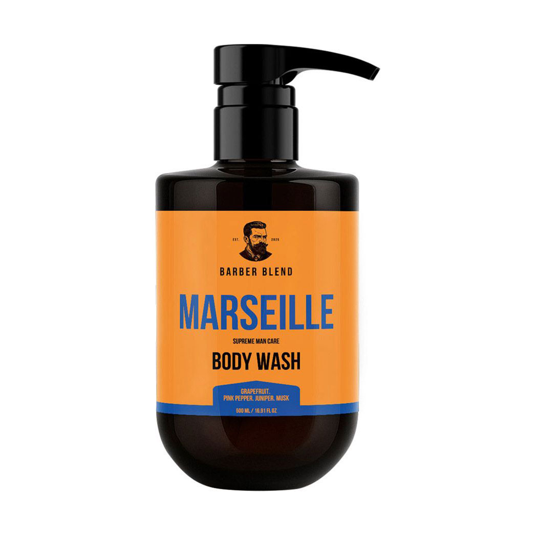 Чоловічий парфумований гель для душу Barber Blend Marseille Body Wash, 500 мл